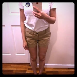 Banana republic tan/cream shorts, 100% cotton, 0p, only worn once